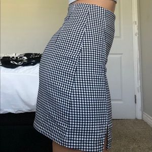 ♡ brandy melville black and white cara skirt ♡